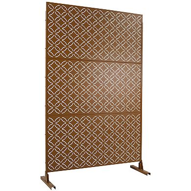 LOVMOR Privacy Screens Freestanding Privacy Fence Panels for Privacy Screens