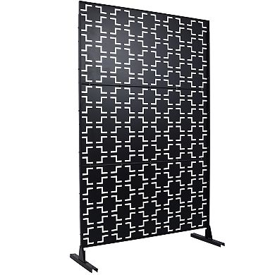 LOVMOR Privacy Screens Freestanding Privacy Fence Panels for Privacy Screens