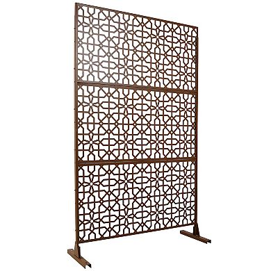 LOVMOR Privacy Screens Freestanding Privacy Fence Panels for Privacy Screens