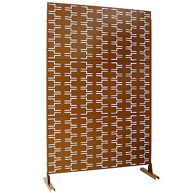 LOVMOR Privacy Screens Freestanding Privacy Fence Panels for Privacy Screens