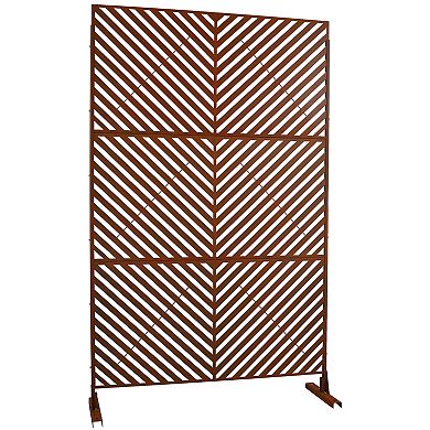 LOVMOR Privacy Screens Freestanding Privacy Fence Panels for Privacy Screens