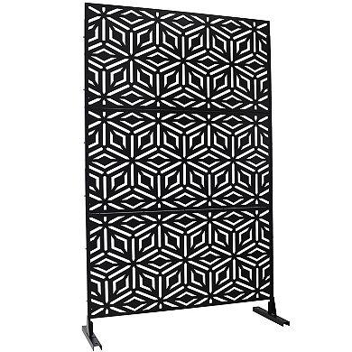 LOVMOR Privacy Screens Freestanding Privacy Fence Panels for Privacy Screens
