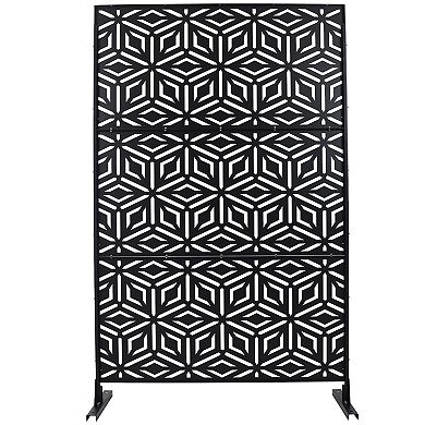 LOVMOR Privacy Screens Freestanding Privacy Fence Panels for Privacy Screens