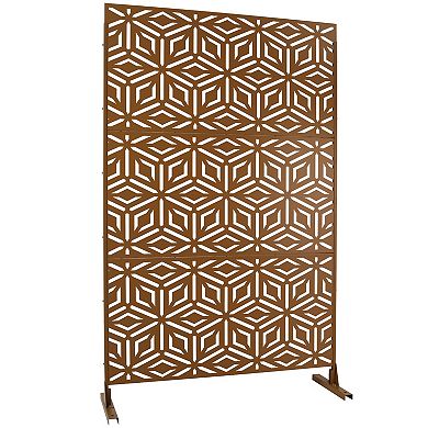 LOVMOR Privacy Screens Freestanding Privacy Fence Panels for Privacy Screens