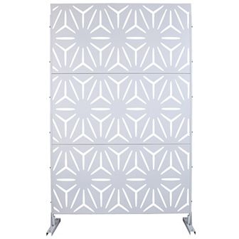 LOVMOR Privacy Screens Freestanding Privacy Fence Panels for Privacy Screens