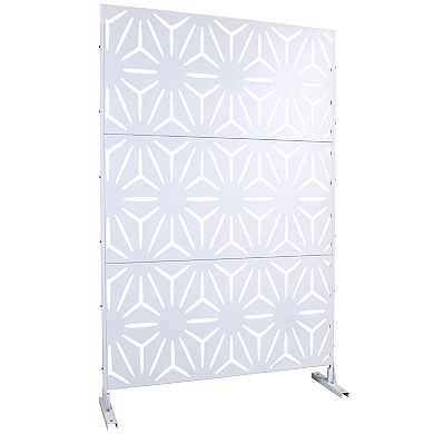 LOVMOR Privacy Screens Freestanding Privacy Fence Panels for Privacy Screens