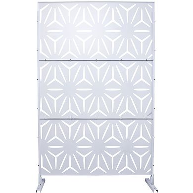 LOVMOR Privacy Screens Freestanding Privacy Fence Panels for Privacy Screens