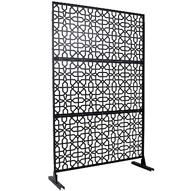 LOVMOR Privacy Screens Freestanding Privacy Fence Panels for Privacy Screens