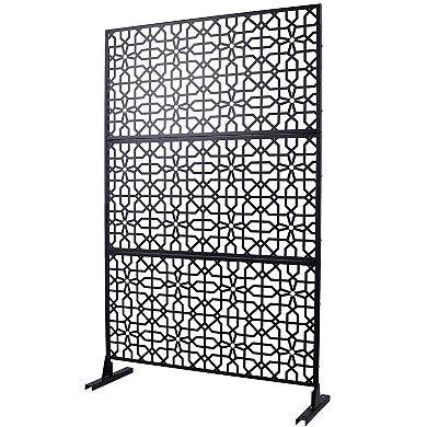 LOVMOR Privacy Screens Freestanding Privacy Fence Panels for Privacy Screens