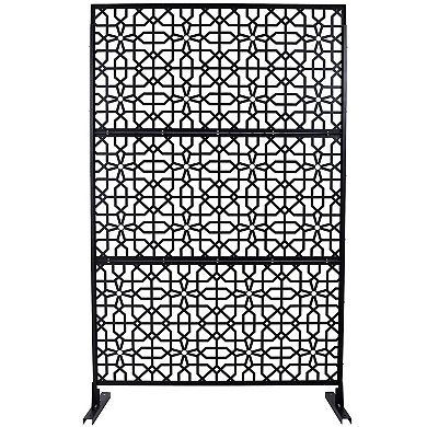 LOVMOR Privacy Screens Freestanding Privacy Fence Panels for Privacy Screens