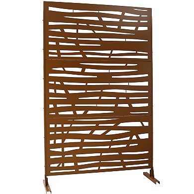 LOVMOR Privacy Screens Freestanding Privacy Fence Panels for Privacy Screens