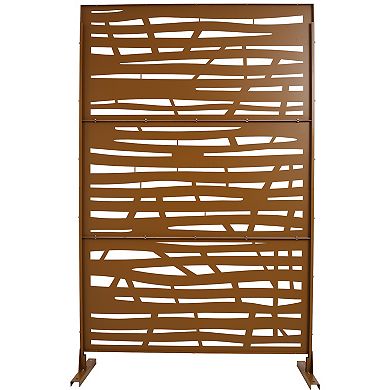 LOVMOR Privacy Screens Freestanding Privacy Fence Panels for Privacy Screens