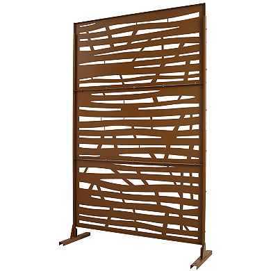 LOVMOR Privacy Screens Freestanding Privacy Fence Panels for Privacy Screens