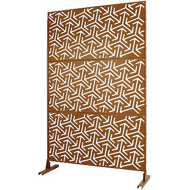 LOVMOR Privacy Screens Freestanding Privacy Fence Panels for Privacy Screens