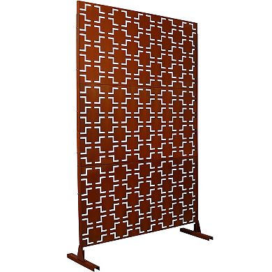 LOVMOR Privacy Screens Freestanding Privacy Fence Panels for Privacy Screens