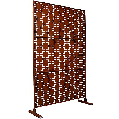 LOVMOR Privacy Screens Freestanding Privacy Fence Panels for Privacy Screens