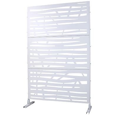 LOVMOR Privacy Screens Freestanding Privacy Fence Panels for Privacy Screens
