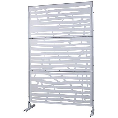 LOVMOR Privacy Screens Freestanding Privacy Fence Panels for Privacy Screens