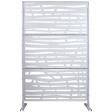 LOVMOR Privacy Screens Freestanding Privacy Fence Panels for Privacy Screens