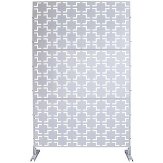 LOVMOR Privacy Screens Freestanding Privacy Fence Panels for Privacy Screens