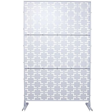 LOVMOR Privacy Screens Freestanding Privacy Fence Panels for Privacy Screens