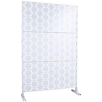 LOVMOR Privacy Screens Freestanding Privacy Fence Panels for Privacy Screens