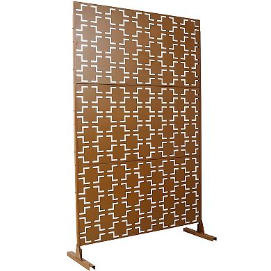 LOVMOR Privacy Screens Freestanding Privacy Fence Panels for Privacy Screens