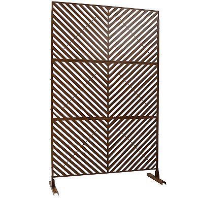 LOVMOR Privacy Screens Freestanding Privacy Fence Panels for Privacy Screens