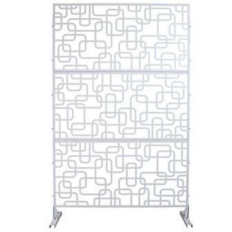 LOVMOR Privacy Screens Freestanding Privacy Fence Panels for Privacy Screens