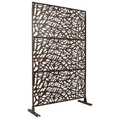 LOVMOR Privacy Screens Freestanding Privacy Fence Panels for Privacy Screens