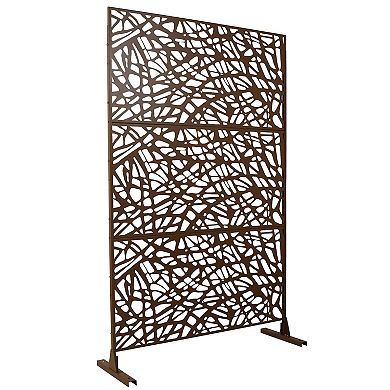 LOVMOR Privacy Screens Freestanding Privacy Fence Panels for Privacy Screens