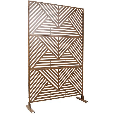 LOVMOR Privacy Screens Freestanding Privacy Fence Panels for Privacy Screens