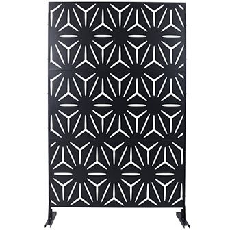 LOVMOR Privacy Screens Freestanding Privacy Fence Panels for Privacy Screens