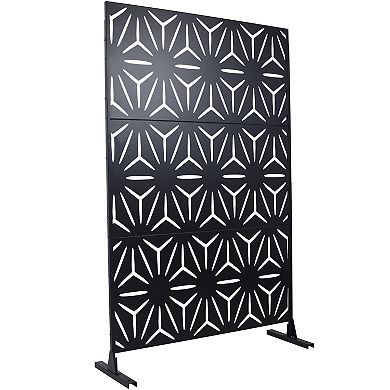 LOVMOR Privacy Screens Freestanding Privacy Fence Panels for Privacy Screens