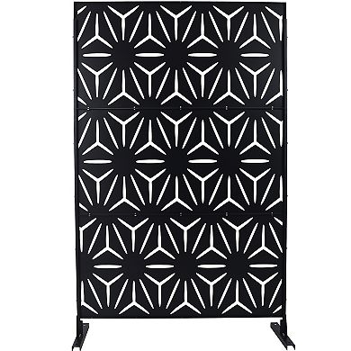 LOVMOR Privacy Screens Freestanding Privacy Fence Panels for Privacy Screens