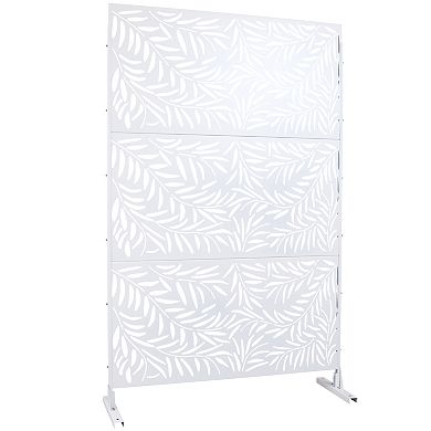 LOVMOR Privacy Screens Freestanding Privacy Fence Panels for Privacy Screens