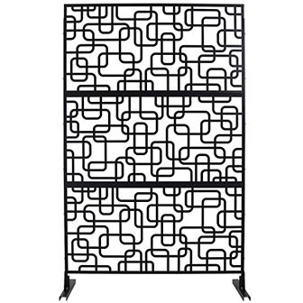 LOVMOR Privacy Screens Freestanding Privacy Fence Panels for Privacy Screens