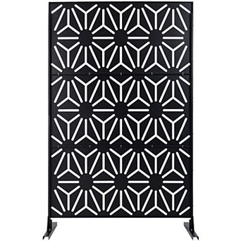 LOVMOR Privacy Screens Freestanding Privacy Fence Panels for Privacy Screens