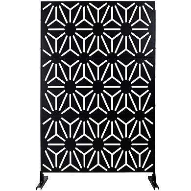 LOVMOR Privacy Screens Freestanding Privacy Fence Panels for Privacy Screens
