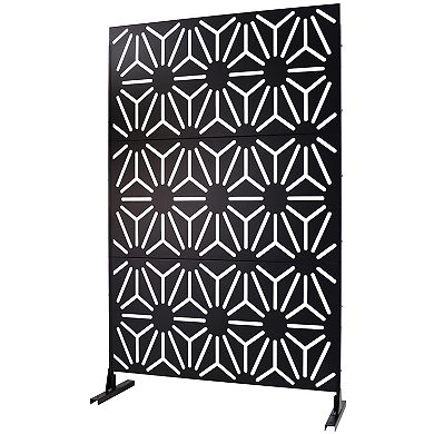 LOVMOR Privacy Screens Freestanding Privacy Fence Panels for Privacy Screens