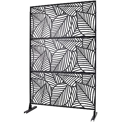LOVMOR Privacy Screens Freestanding Privacy Fence Panels for Privacy Screens
