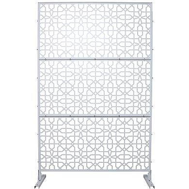 LOVMOR Privacy Screens Freestanding Privacy Fence Panels for Privacy Screens