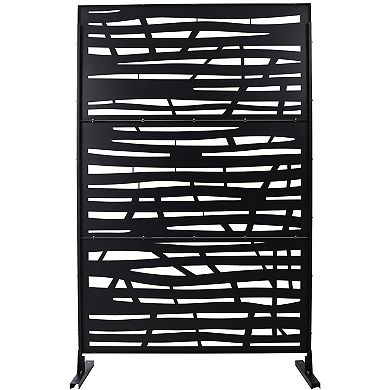 LOVMOR Privacy Screens Freestanding Privacy Fence Panels for Privacy Screens