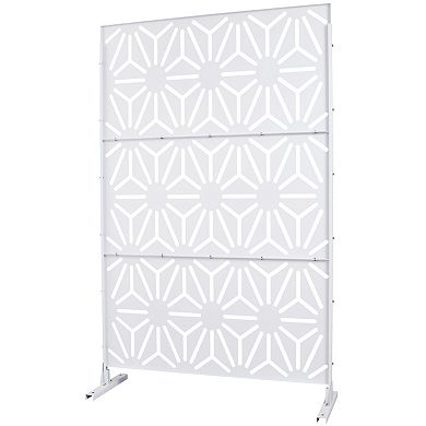 LOVMOR Privacy Screens Freestanding Privacy Fence Panels for Privacy Screens