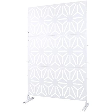 LOVMOR Privacy Screens Freestanding Privacy Fence Panels for Privacy Screens