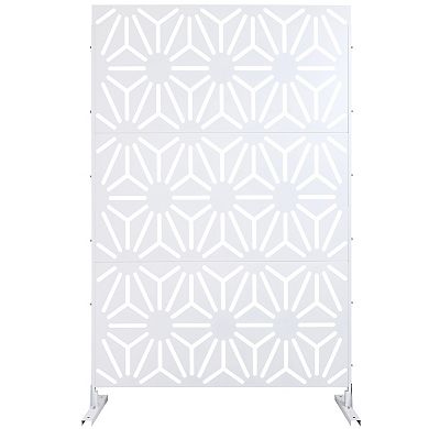 LOVMOR Privacy Screens Freestanding Privacy Fence Panels for Privacy Screens