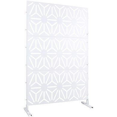 LOVMOR Privacy Screens Freestanding Privacy Fence Panels for Privacy Screens
