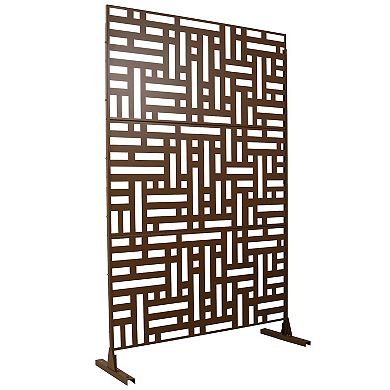 LOVMOR Privacy Screens Freestanding Privacy Fence Panels for Privacy Screens