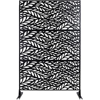 LOVMOR Privacy Screens Freestanding Privacy Fence Panels for Privacy Screens