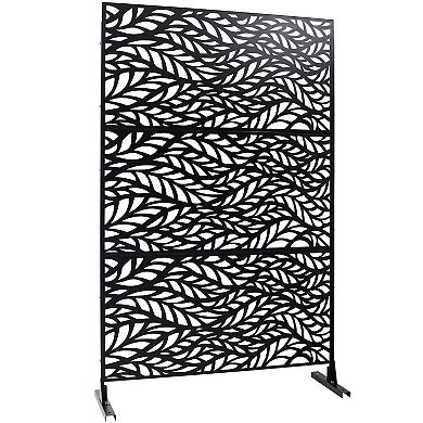 LOVMOR Privacy Screens Freestanding Privacy Fence Panels for Privacy Screens